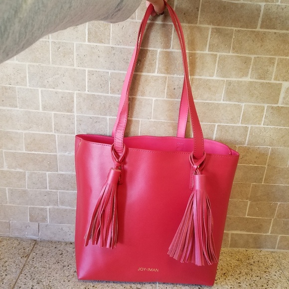 NWOT Leather Tote/Wristlet